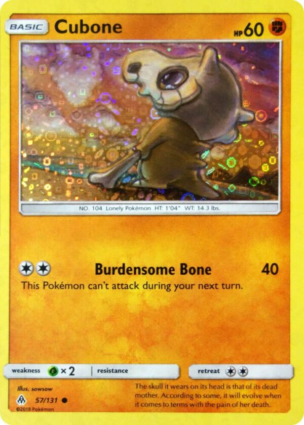 Cubone 57/131 (General Mills Promo) 057/131 Holofoil Miscellaneous Cards & Products Cubone 57/131 (General Mills Promo) 057/131 Holofoil Miscellaneous Cards & Products