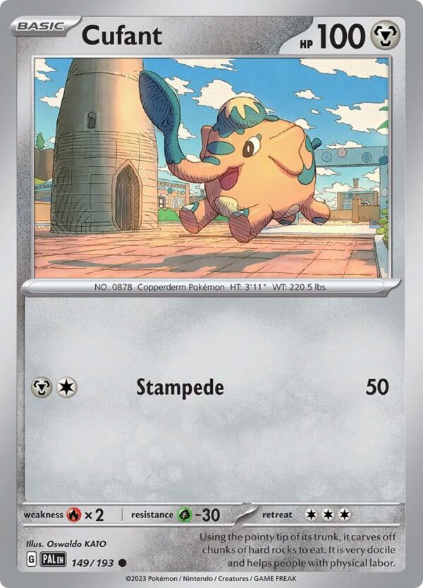 Cufant 149/193 Normal SV02: Paldea Evolved Cufant 149/193 Normal SV02: Paldea Evolved