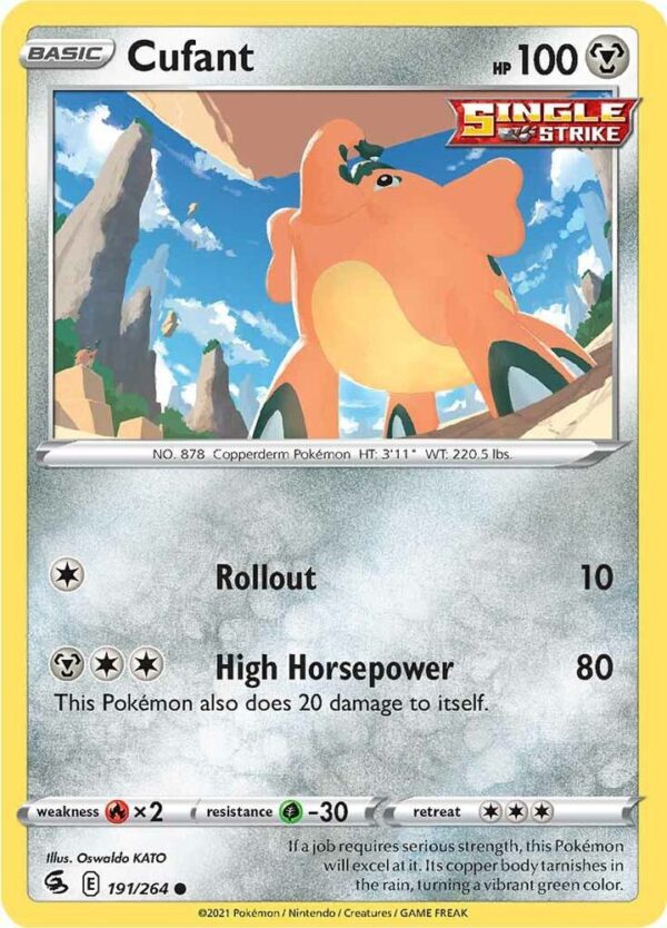 Cufant 191/264 Normal SWSH08: Fusion Strike