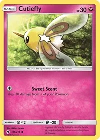 Cutiefly | 145/214 | Reverse Holofoil | SM - Lost Thunder