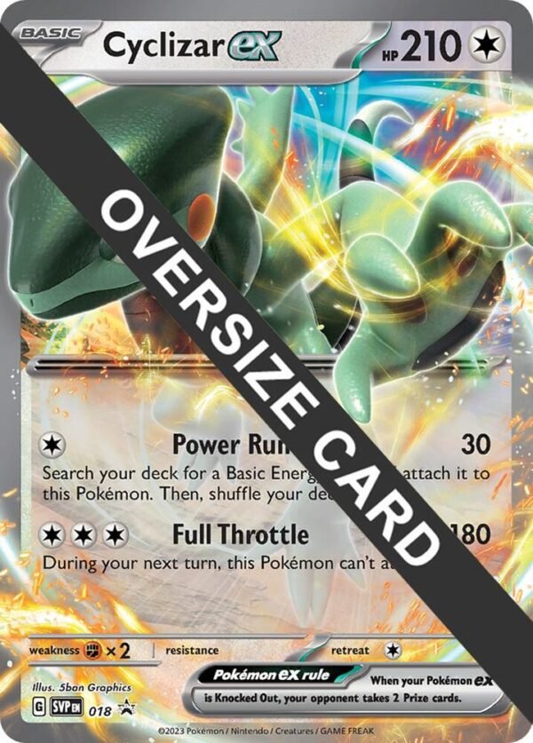 Cyclizar ex 018 Holofoil Jumbo Cards