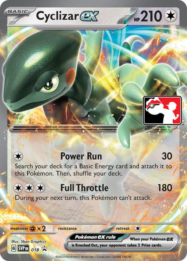 Cyclizar ex 018 Holofoil Prize Pack Series Cards