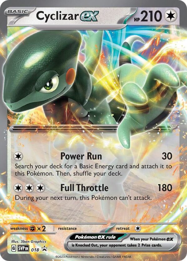 Cyclizar ex 018 Holofoil SV: Scarlet & Violet Promo Cards Cyclizar ex 018 Holofoil SV: Scarlet & Violet Promo Cards