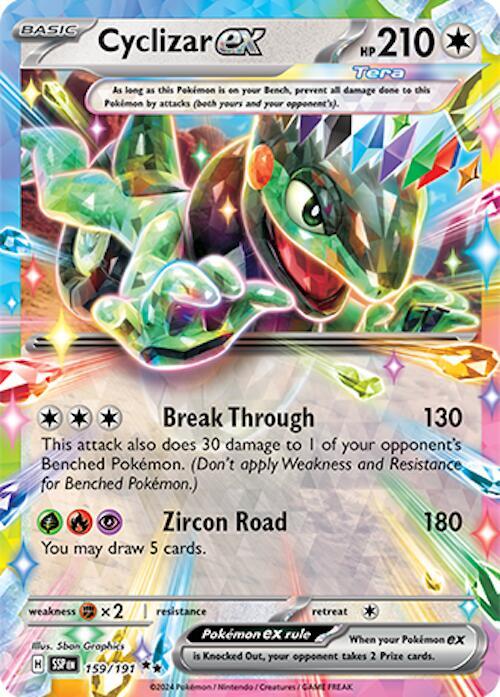 Cyclizar ex 159/191 Holofoil SV08: Surging Sparks Cyclizar ex 159/191 Holofoil SV08: Surging Sparks
