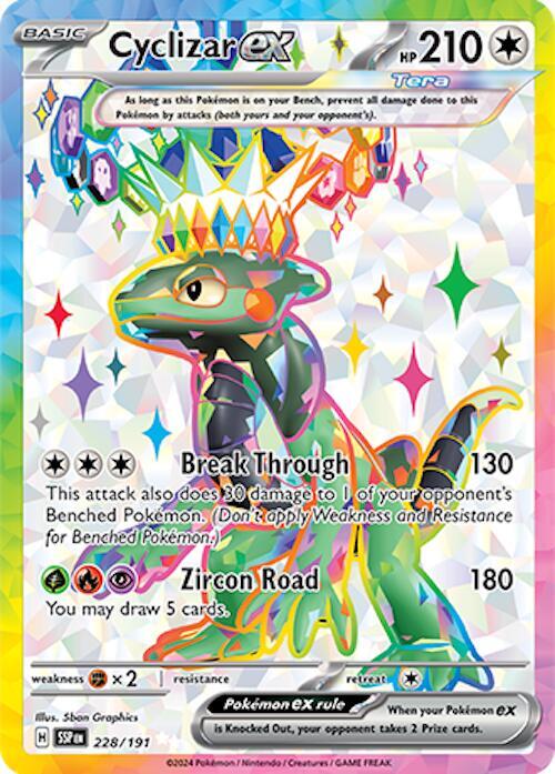 Cyclizar ex 228/191 Holofoil SV08: Surging Sparks Cyclizar ex 228/191 Holofoil SV08: Surging Sparks