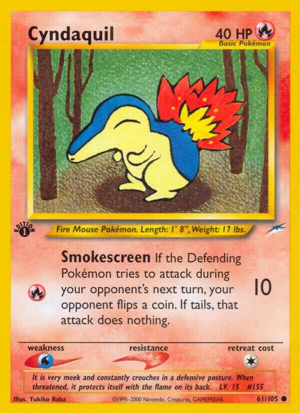Cyndaquil 061/105 Unlimited Neo Destiny