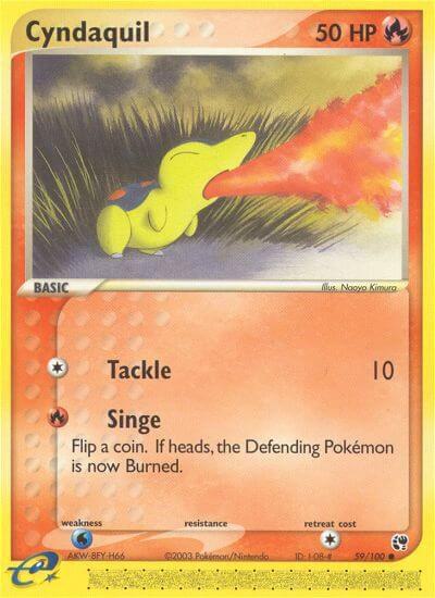 Cyndaquil 59/100 Reverse Holofoil Sandstorm Cyndaquil 59/100 Reverse Holofoil Sandstorm