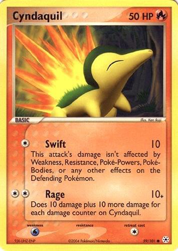 Cyndaquil 59 Normal EX Battle Stadium