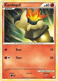 Cyndaquil | 61/123 | Normal | HeartGold SoulSilver