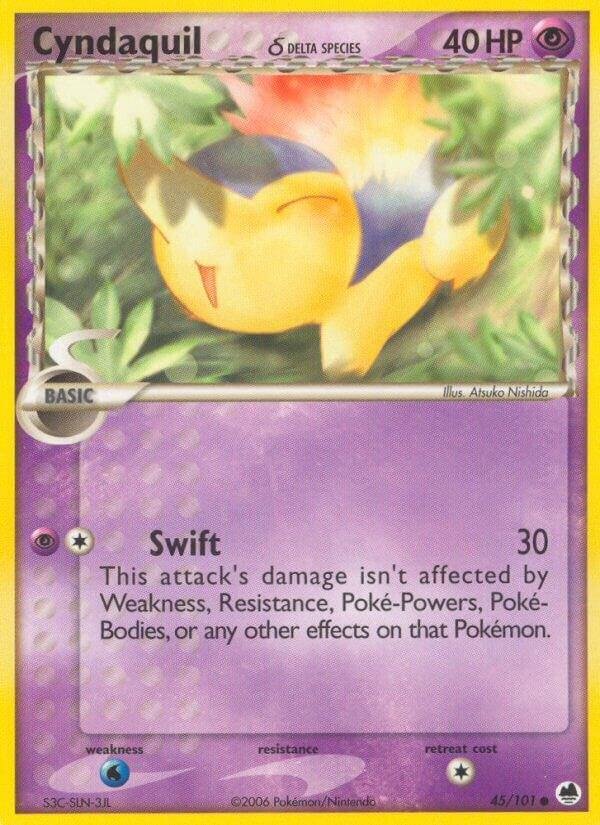 Cyndaquil (Delta Species) 45/101 Normal Dragon Frontiers