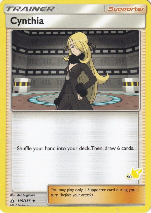 Cynthia 119/156 (#50 Pikachu Stamped) Normal Battle Academy Cynthia 119/156 (#50 Pikachu Stamped) Normal Battle Academy