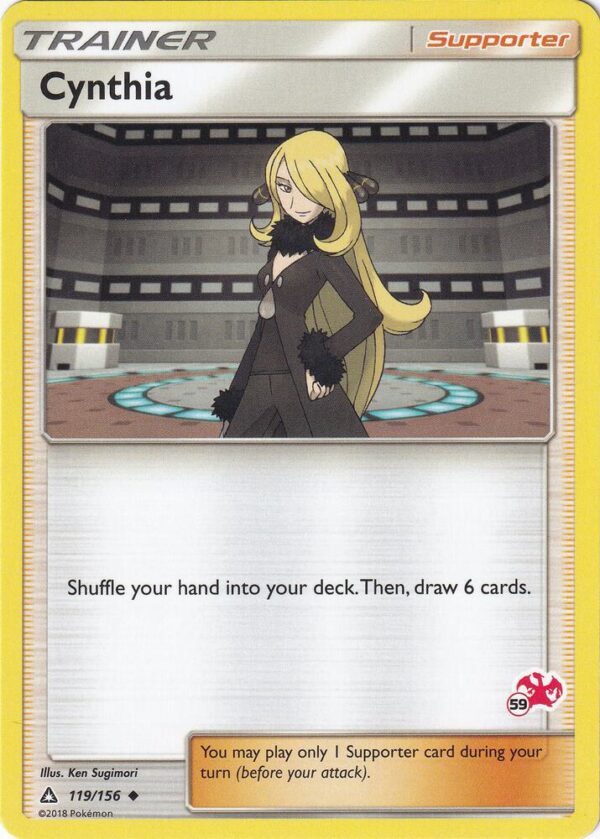 Cynthia 119/156 (#59 Charizard Stamped) Normal Battle Academy