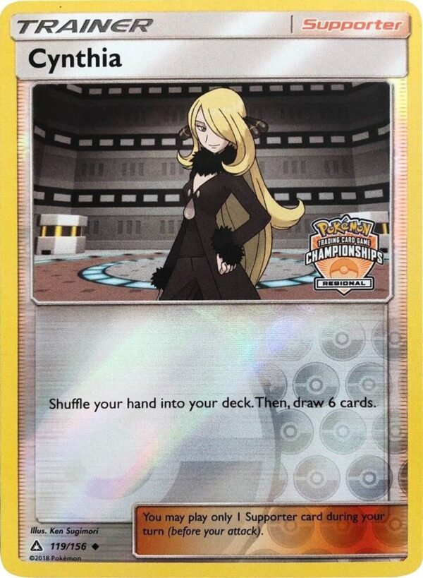 Cynthia 119/156 (Regional Championships) Reverse Holofoil League & Championship Cards