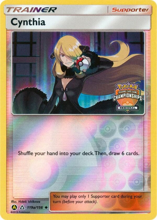 Cynthia 119a/156 (Regional Championships) Reverse Holofoil League & Championship Cards Cynthia 119a/156 (Regional Championships) Reverse Holofoil League & Championship Cards