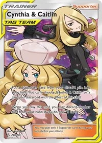 Cynthia & Caitlin (Full Art) | 228/236 | Holofoil | SM - Cosmic Eclipse Cynthia & Caitlin (Full Art) | 228/236 | Holofoil | SM - Cosmic Eclipse