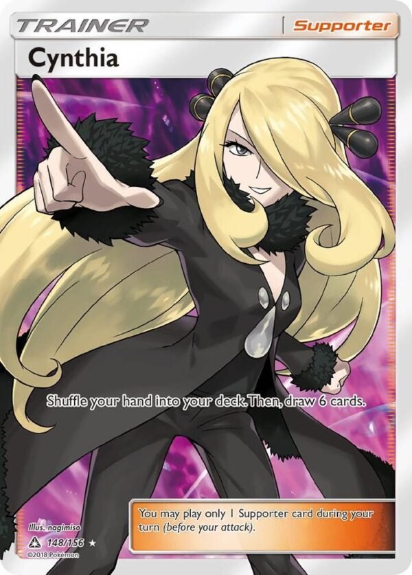 Cynthia (Full Art) 148/156 Holofoil SM – Ultra Prism Cynthia (Full Art) 148/156 Holofoil SM – Ultra Prism