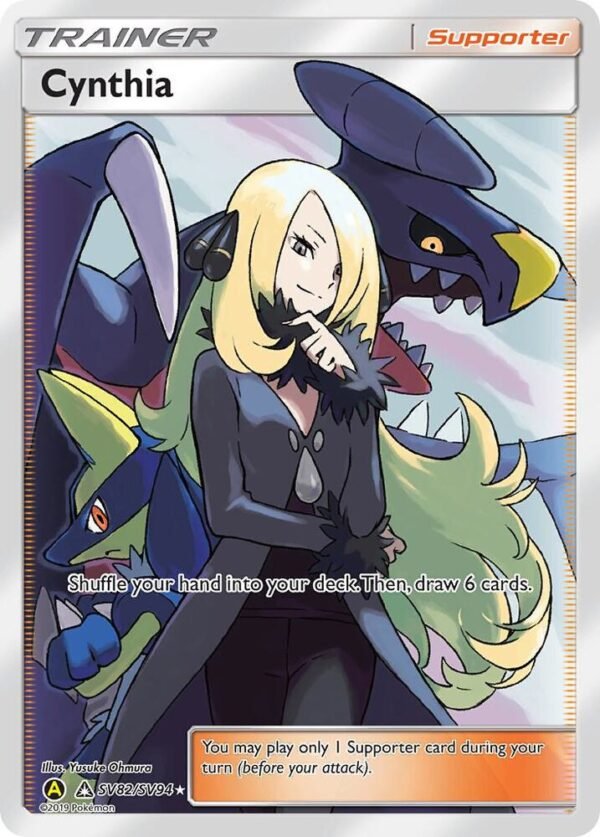 Cynthia SV82/SV94 Holofoil Hidden Fates: Shiny Vault