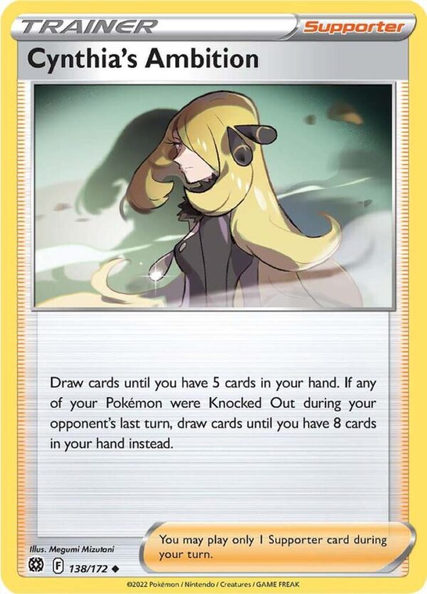 Cynthia’s Ambition 138/172 Normal SWSH09: Brilliant Stars