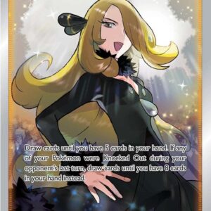 Cynthia’s Ambition (Full Art) 169/172 Holofoil SWSH09: Brilliant Stars Cynthia’s Ambition (Full Art) 169/172 Holofoil SWSH09: Brilliant Stars