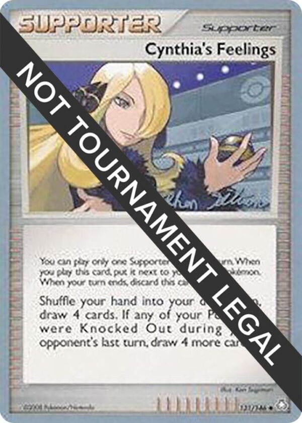 Cynthia’s Feelings 2009 (Stephen Silvestro) 131/146 Normal World Championship Decks