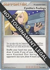 Cynthia's Feelings | 2009 (Stephen Silvestro) | 131/146 | Normal | World Championship Decks