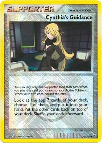 Cynthia’s Guidance 136/147 (League Promo) Reverse Holofoil League & Championship Cards