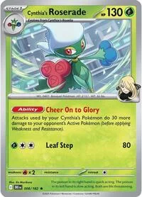 Cynthia's Roserade | 008/182 | Holofoil | SV10: Destined Rivals