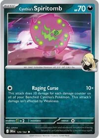 Cynthia's Spiritomb | 129/182 | Reverse Holofoil | SV10: Destined Rivals