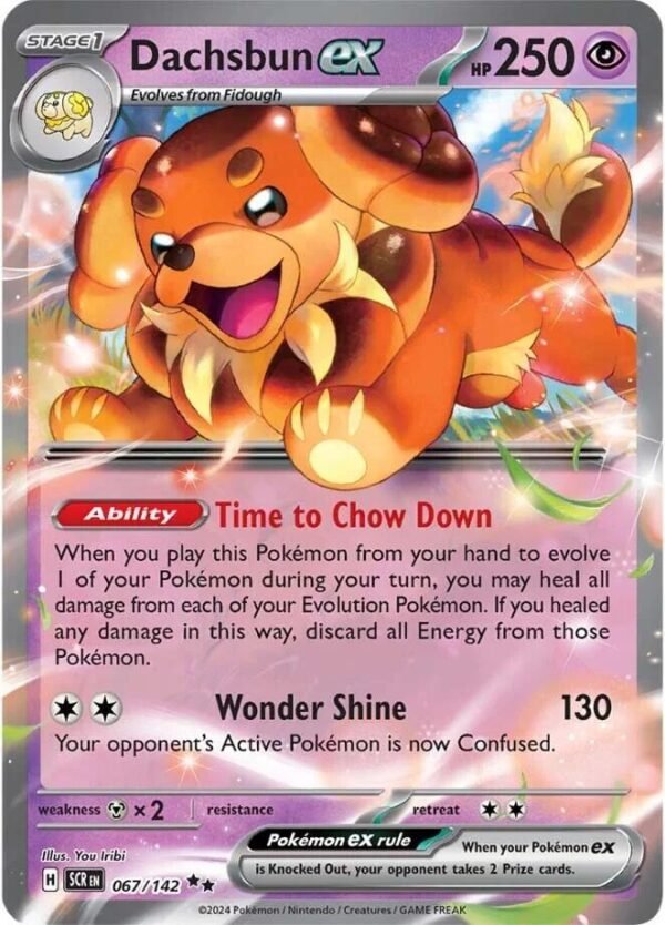 Dachsbun ex 067/142 Holofoil SV07: Stellar Crown