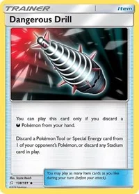 Dangerous Drill | 138/181 | Reverse Holofoil | SM - Team Up Dangerous Drill | 138/181 | Reverse Holofoil | SM - Team Up