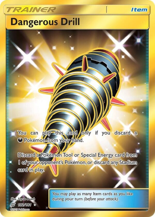Dangerous Drill (Secret) 192/181 Holofoil SM – Team Up Dangerous Drill (Secret) 192/181 Holofoil SM – Team Up