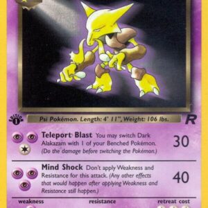 Dark Alakazam (18) 18/82 1st Edition Team Rocket