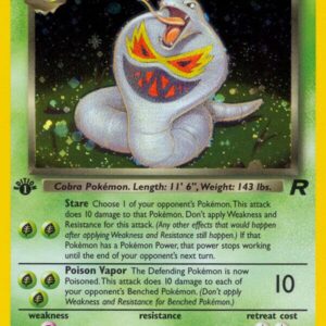 Dark Arbok (2) 02/82 1st Edition Holofoil Team Rocket