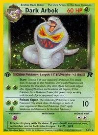 Dark Arbok (2) | 02/82 | 1st Edition Holofoil | Team Rocket