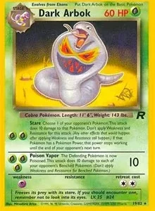 Dark Arbok [W Stamped] | 19/82 | Normal | WoTC Promo