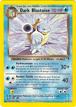 Dark Blastoise 4/110 (WotC Legendary Collection) 004/110 Normal Deck Exclusives