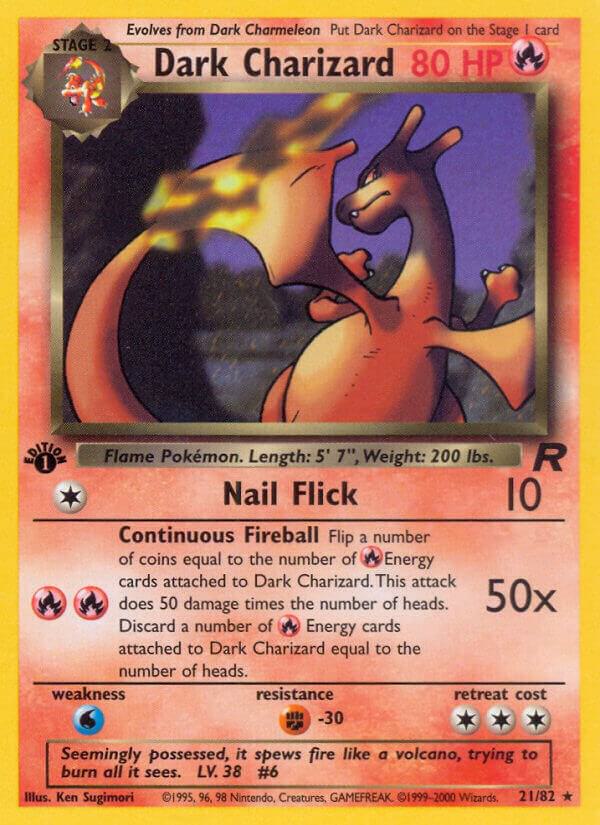 Dark Charizard (21) 21/82 1st Edition Team Rocket