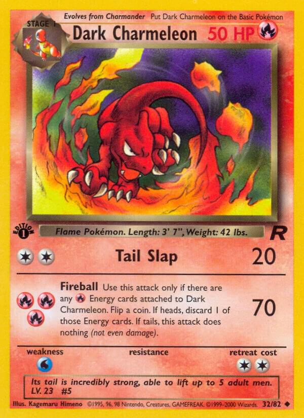 Dark Charmeleon 32/82 1st Edition Team Rocket
