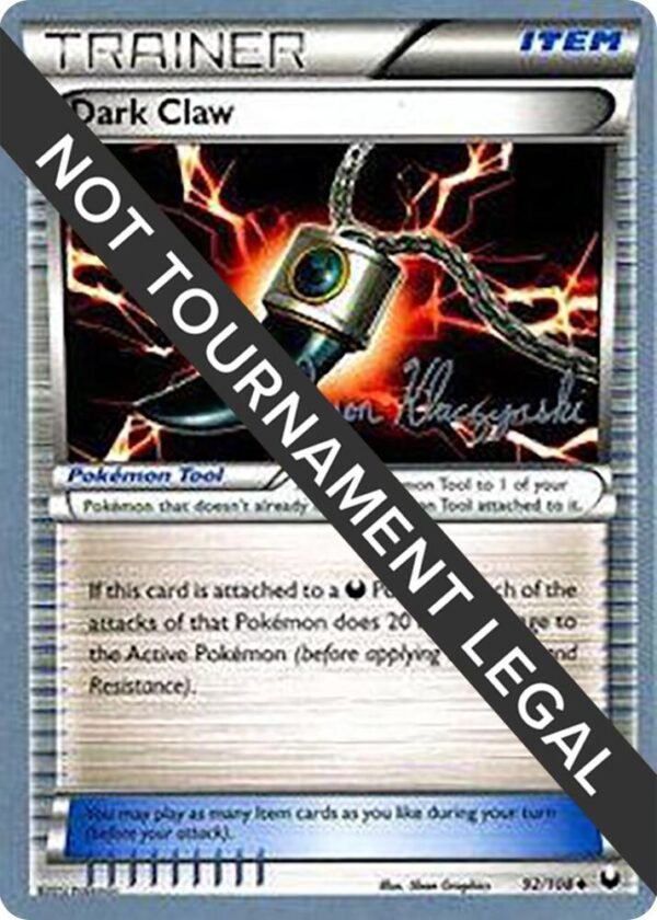 Dark Claw 2013 (Jason Klaczynski) 92/108 Normal World Championship Decks