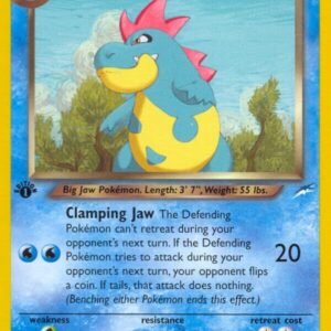 Dark Croconaw 032/105 1st Edition Neo Destiny