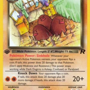 Dark Dugtrio (23) 23/82 1st Edition Team Rocket Dark Dugtrio (23) 23/82 1st Edition Team Rocket