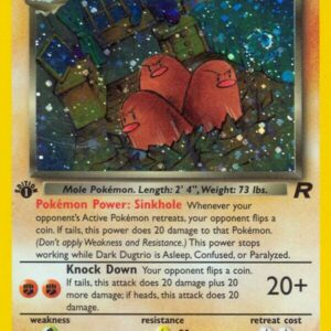 Dark Dugtrio (6) 06/82 Unlimited Holofoil Team Rocket