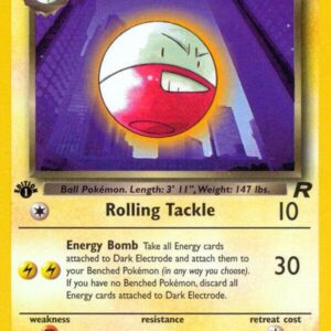 Dark Electrode 34/82 Unlimited Team Rocket