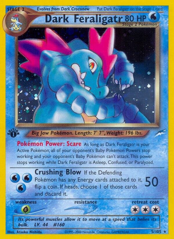 Dark Feraligatr 005/105 Unlimited Holofoil Neo Destiny
