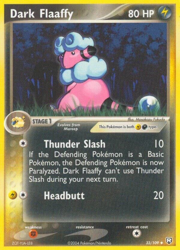 Dark Flaaffy 33/109 Reverse Holofoil Team Rocket Returns