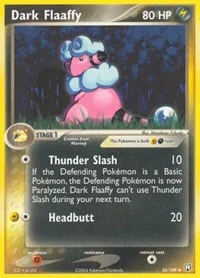 Dark Flaaffy | 33/109 | Reverse Holofoil | Team Rocket Returns Dark Flaaffy | 33/109 | Reverse Holofoil | Team Rocket Returns