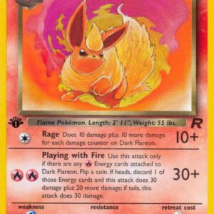 Dark Flareon 35/82 1st Edition Team Rocket Dark Flareon 35/82 1st Edition Team Rocket