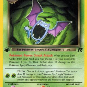 Dark Golbat (24) 24/82 Unlimited Team Rocket Dark Golbat (24) 24/82 Unlimited Team Rocket