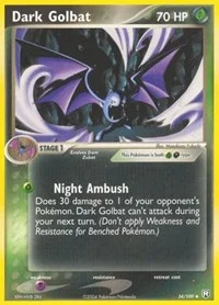 Dark Golbat | 34/109 | Reverse Holofoil | Team Rocket Returns