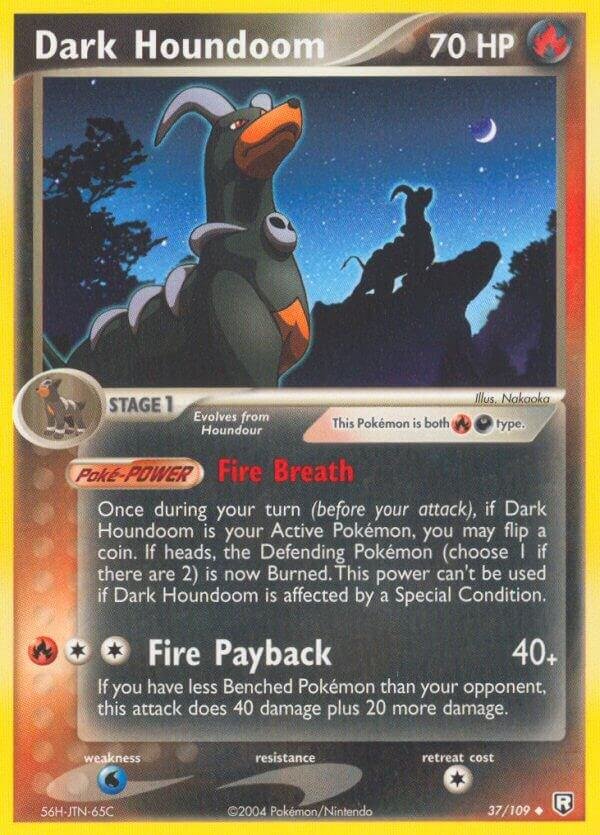 Dark Houndoom 037/109 Normal Team Rocket Returns Dark Houndoom 037/109 Normal Team Rocket Returns